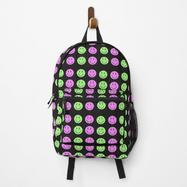 Item preview, Purple and green trendy smiley faces designed and sold by Kandi Hohenberger.