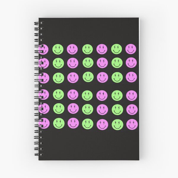 Item preview, Purple and green trendy smiley faces designed and sold by Kandi Hohenberger.