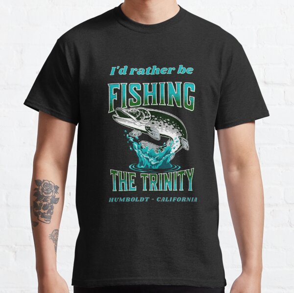 River Fishing T-Shirts for Sale