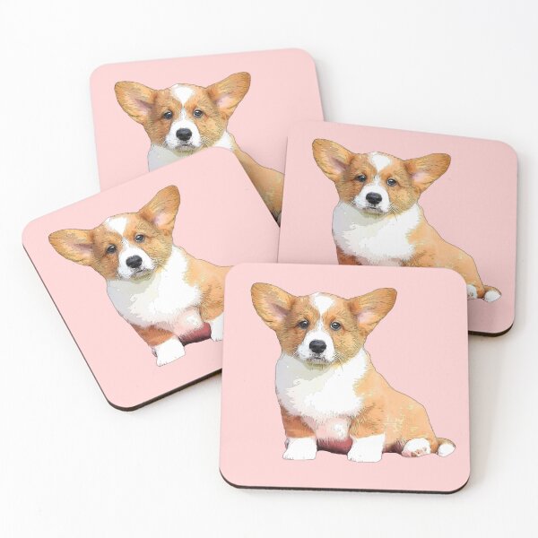 Item preview, Corgi Puppy Dog Cute Corgi - ASK FOR CUSTOM COLOR BACKGROUND! designed and sold by Elarex.