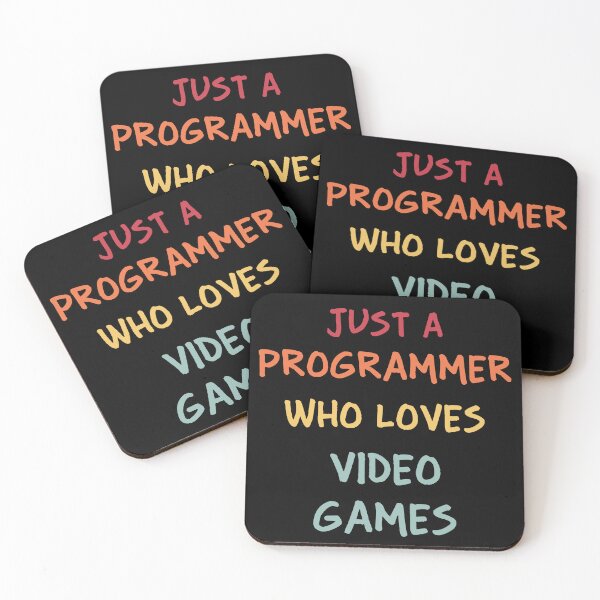 Item preview, Funny Programmer Gift | Funny Software Developer Gift | Funny Coder Gift | Just A Programmer Who Loves Video Games designed and sold by campingforge.