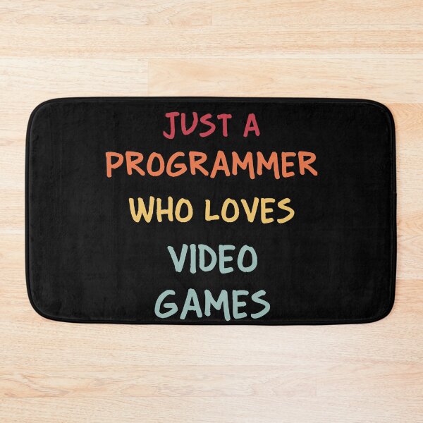 Item preview, Funny Programmer Gift | Funny Software Developer Gift | Funny Coder Gift | Just A Programmer Who Loves Video Games designed and sold by campingforge.