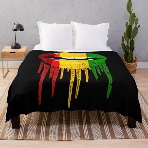 Item preview, Rasta dripping lips rastafarian reggae designed and sold by MollieCooper98.