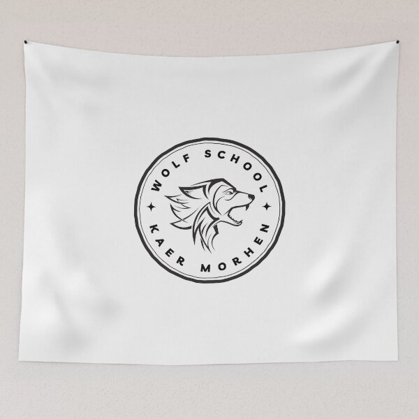 Item preview, Wolf School - Kaer Morhen - White - Fantasy - Witcher designed and sold by Fenay Designs.