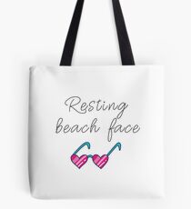 Sommerzitate - ruhiges Strandgesicht Tasche
