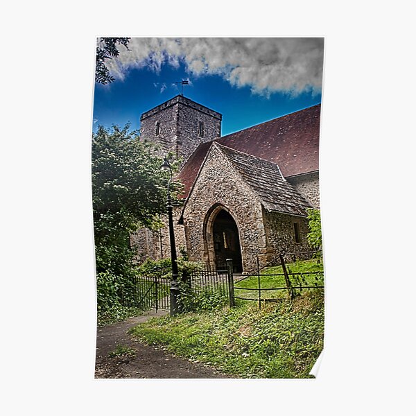 St Andrew Edburton Poster