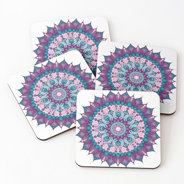 Item preview, Mandala Inspired Design in Colors #5 designed and sold by ZenDrawings.