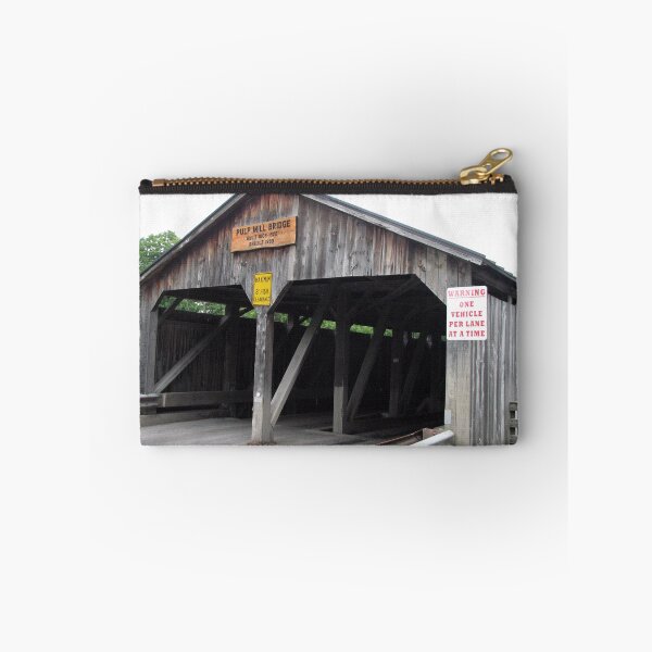 Item preview, Pulp Mill Covered Bridge Vermont designed and sold by gotucoveredart.