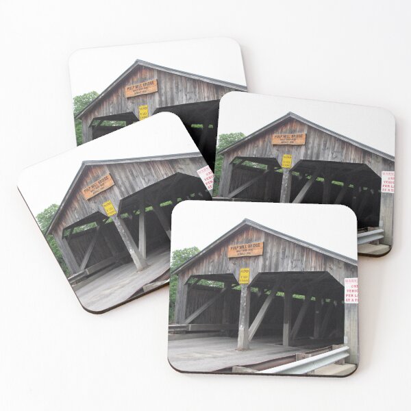 Item preview, Pulp Mill Covered Bridge Vermont designed and sold by gotucoveredart.