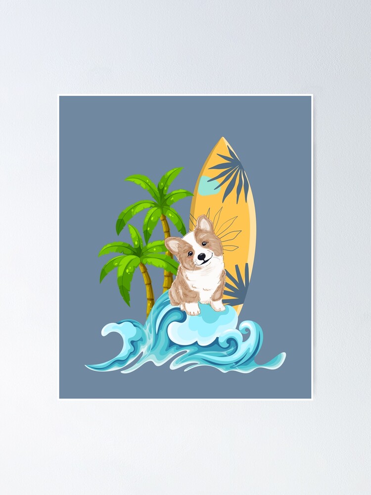 Thumbnail 1 of 3, Poster, Puppy Having Fun designed and sold by QuantumRocks21.
