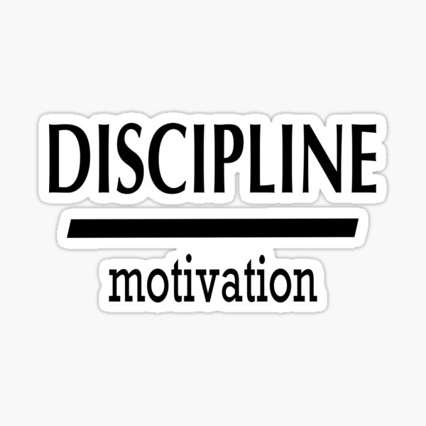 Item preview, Discipline over motivation  designed and sold by sarah-hall121.
