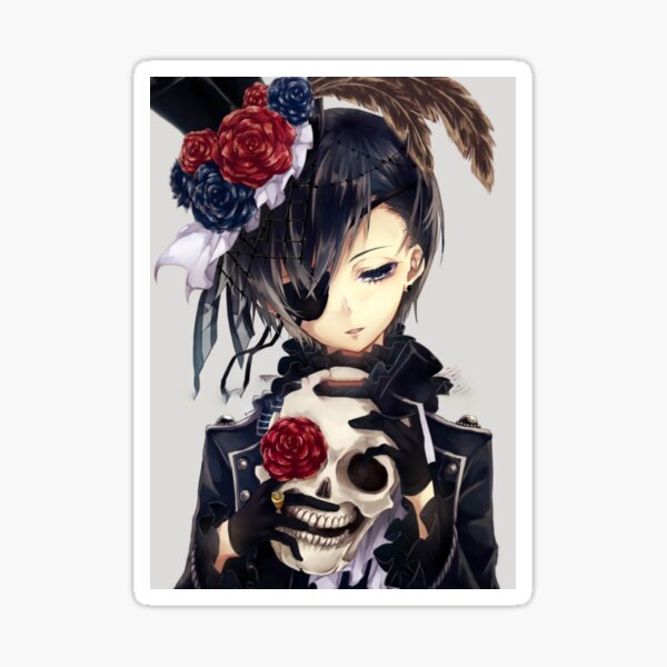 FM-Anime – Black Butler Ciel Phantomhive / Sebastian Michaelis Circus  Cosplay Tattoo Stickers