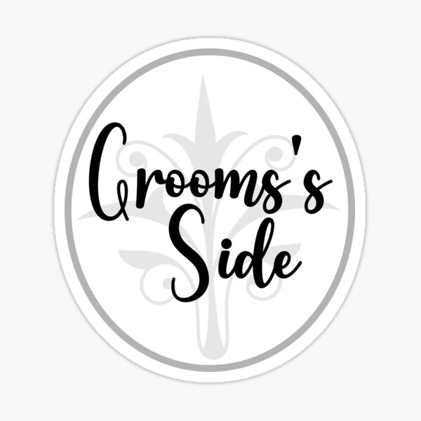 Item preview, Groom's Side designed and sold by sandpiperstudio.