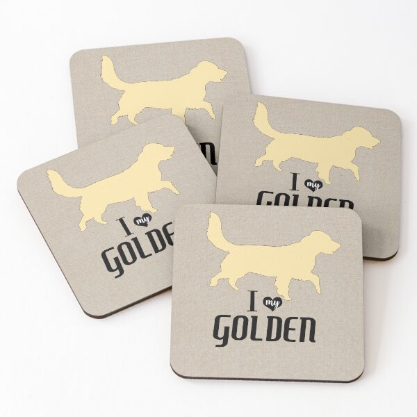 Item preview, Golden Retriever Pattern in Brown Golden Retrievers Dog Patterns designed and sold by Art by Jess.