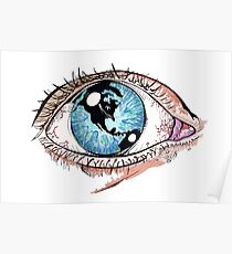 Then One Day, The Earth Was In Her Eye Poster