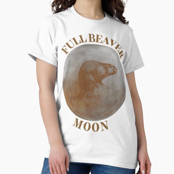 Item preview, Full Beaver Moon, Fullmoon In November - Full Moon Tonight T-Shirt designed and sold by Jodlones.