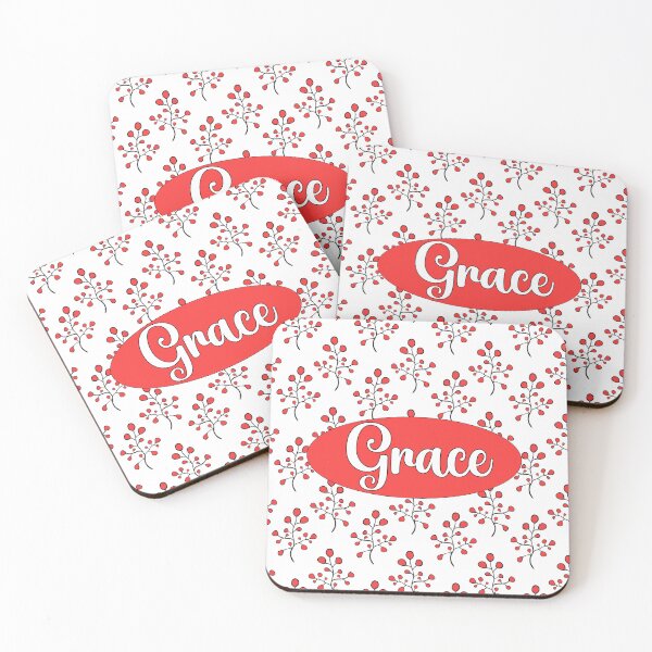 Item preview, Grace and Mercy red designed and sold by i-cottagedesign.