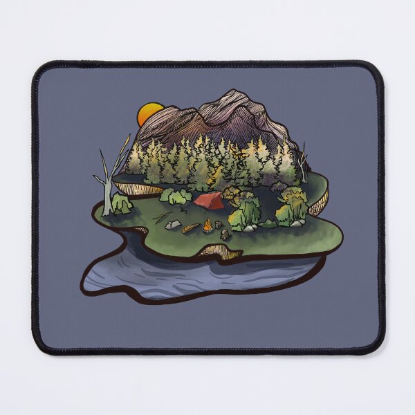 Item preview, Dusty Red Tent in the Wilderness designed and sold by CampK80.