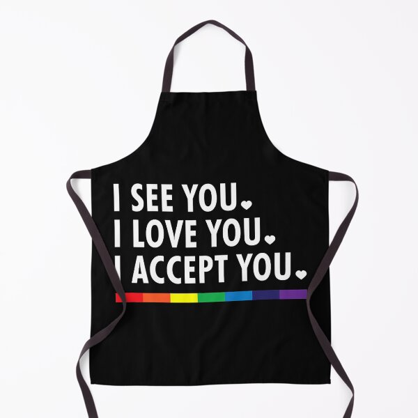 Item preview, I See I Love You I Accept You LGBTQ Ally Gay Pride designed and sold by GardNewerd.