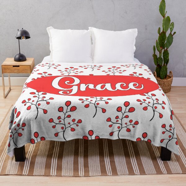 Item preview, Grace and Mercy red designed and sold by i-cottagedesign.