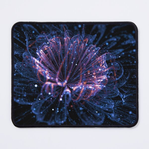 Item preview, Shimmery blue night flower designed and sold by Art by Lilia.