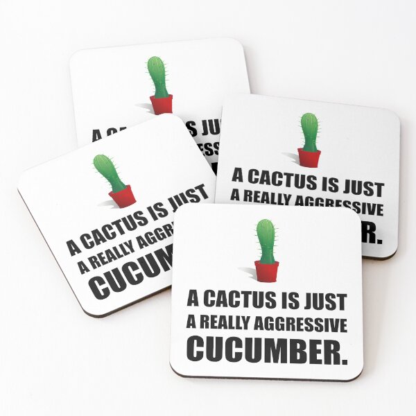 Item preview, Cactus Aggressive Cucumber designed and sold by TheBestStore.