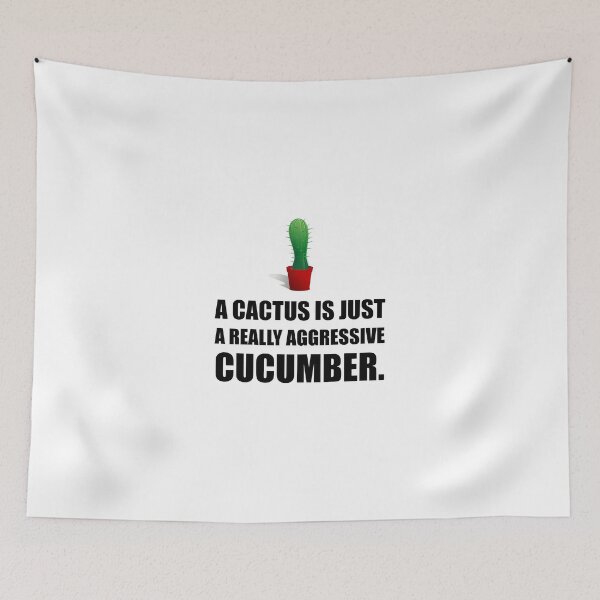 Item preview, Cactus Aggressive Cucumber designed and sold by TheBestStore.