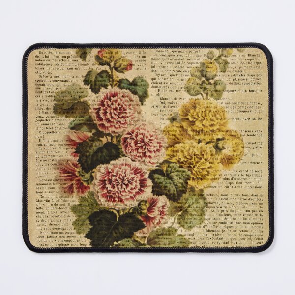 Item preview, Botanical print, on old book page - flowers designed and sold by Art by Lilia.