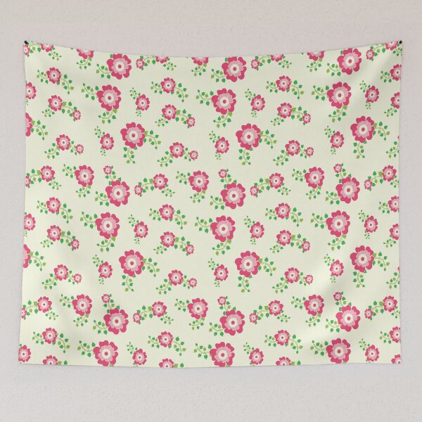 Artikelvorschau, Rosa Blumenmuster entworfen und verkauft von Dorvidesign Shop.