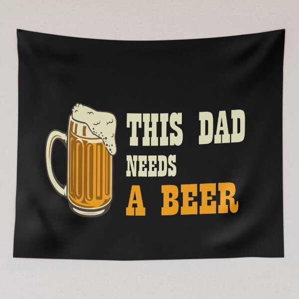 Item preview, This dad needs a beer, funny gift for fathers designed and sold by faishalwira.