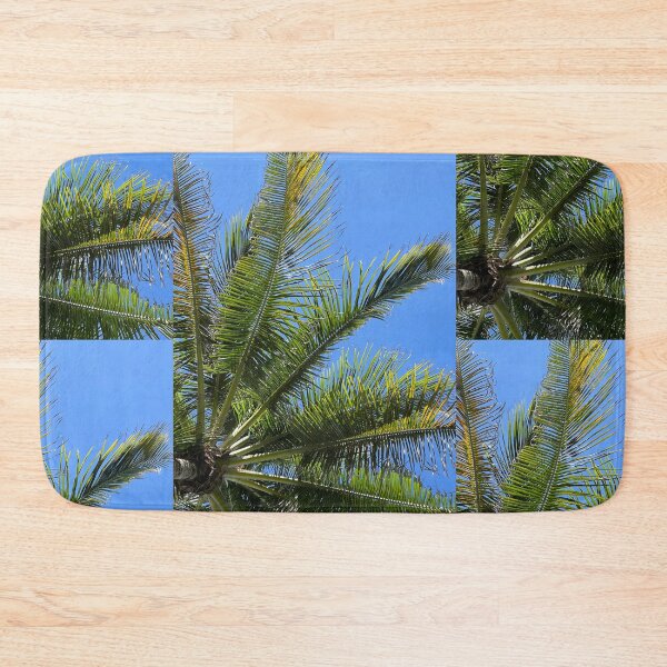 Item preview, Big palm trees or coconut in Florida blue sky designed and sold by tenkenryujin.