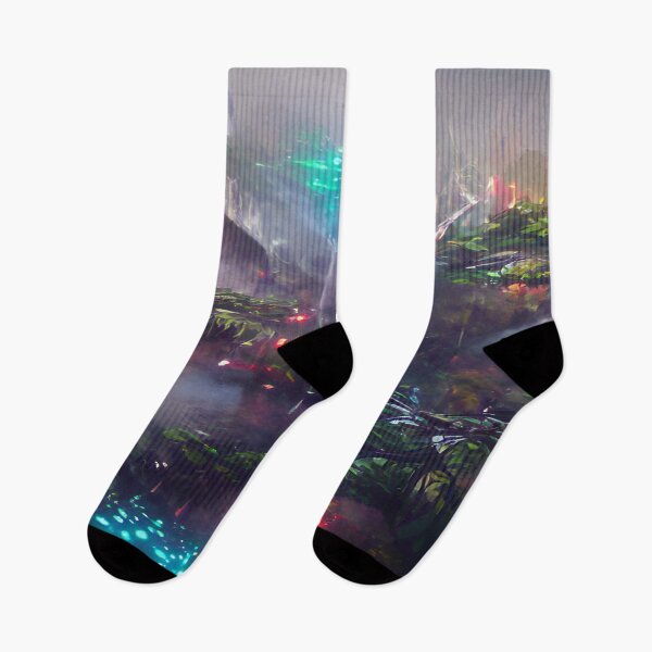 Item preview, Waterfall in the mountains and forests designed and sold by LionsDenForUs.