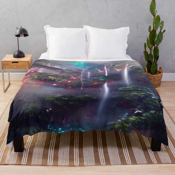Item preview, Waterfall in the mountains and forests designed and sold by LionsDenForUs.