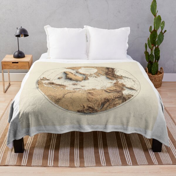 Item preview, 1880 Arctic Relief Map 3D digitally-rendered designed and sold by ThinkAboutMaps.