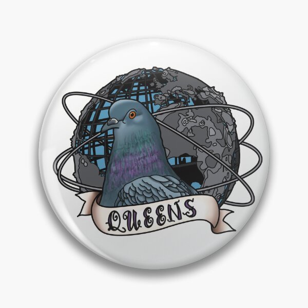 Item preview, Queens NYC Pigeon and Unisphere  designed and sold by fiestawolf.