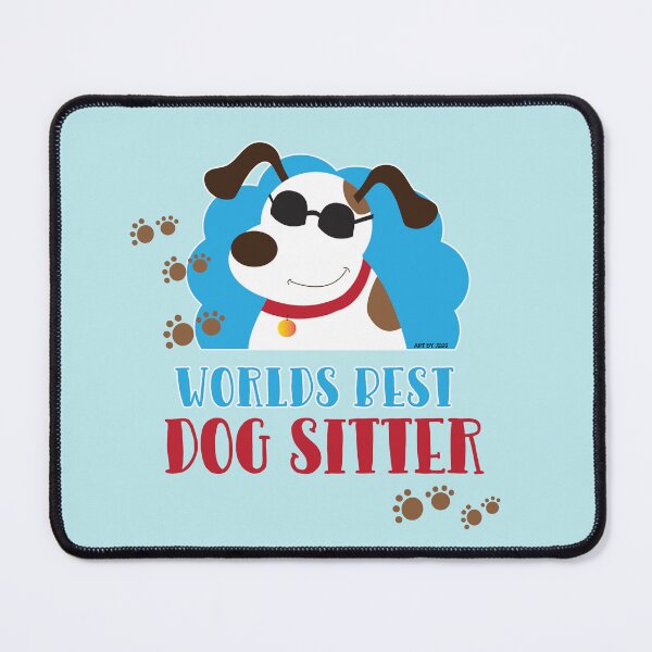 Item preview, World's Best Dog Sitter Cool Mutt with Sunglasses designed and sold by Art by Jess.