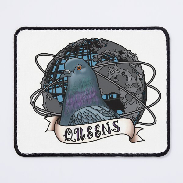 Item preview, Queens NYC Pigeon and Unisphere  designed and sold by fiestawolf.