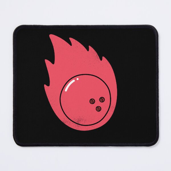 Item preview, Retro Bowling Ball on Fire Funny Gift For Bowler designed and sold by Mercheesy.