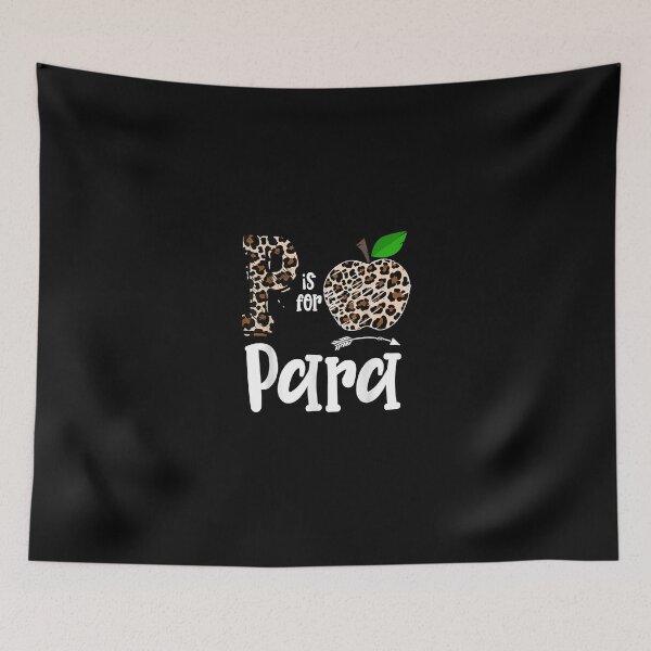 Item preview, P Is For Paraprofessional Para Apple Funny T-Shirt designed and sold by BurlageSerilda.