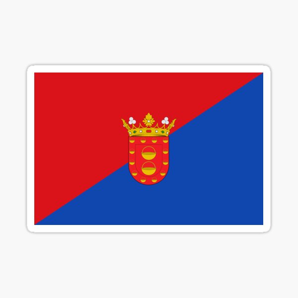 Lanzarote Flagge, Kanarische Inseln Sticker