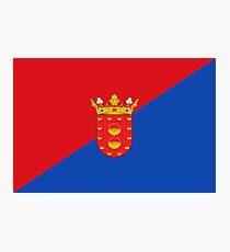 Lanzarote Flag, Canary Islands Photographic Print
