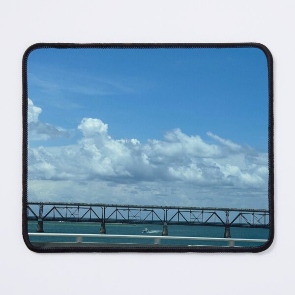 Item preview, Blue sky, ocean and bridge view key west Florida designed and sold by tenkenryujin.