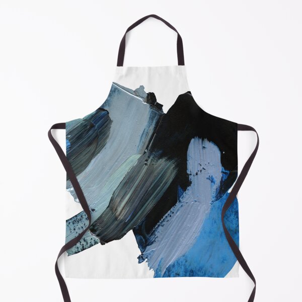 Item preview, Blue, Aqua, And Black Abstract Broad Brush Strokes designed and sold by DEC02.