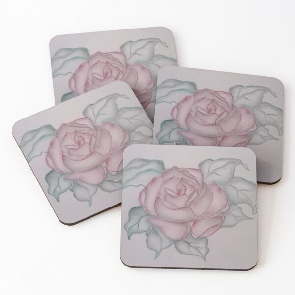 Item preview, Rose flower art drawing and colored designed and sold by Nature  Nblossom.