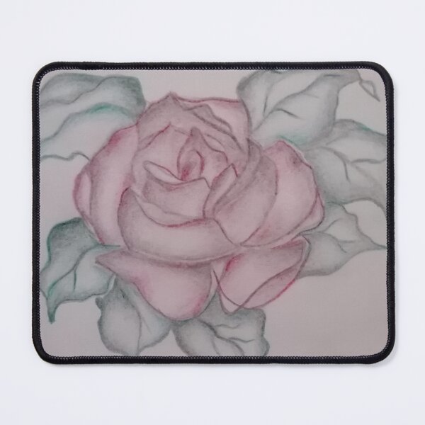 Item preview, Rose flower art drawing and colored designed and sold by Nature Nblossom.