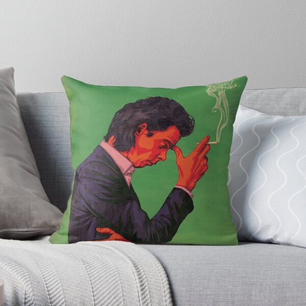 Nick Cave and the Bad Seeds Throw Pillow