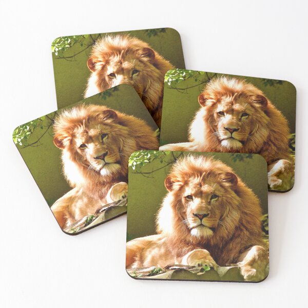 Item preview, ANIMALS #73 - Stately Male Lion In Repose designed and sold by DEL-Productions.