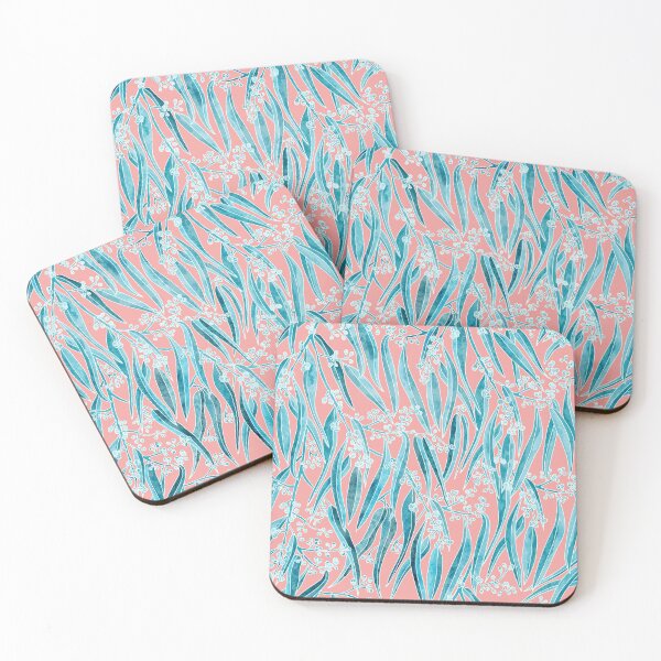 Item preview, Watercolour Eucalyptus - Teal & Peach Palette  designed and sold by Sketchbook Designs.
