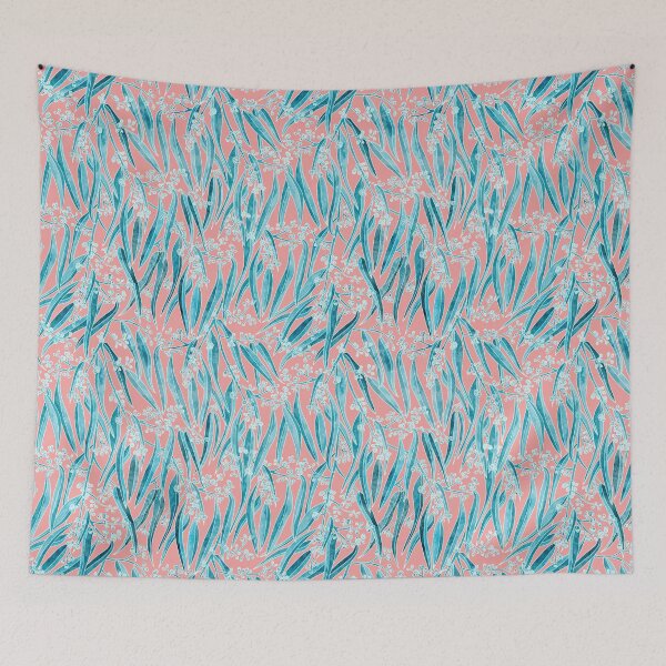 Item preview, Watercolour Eucalyptus - Teal & Peach Palette  designed and sold by Sketchbook Designs.