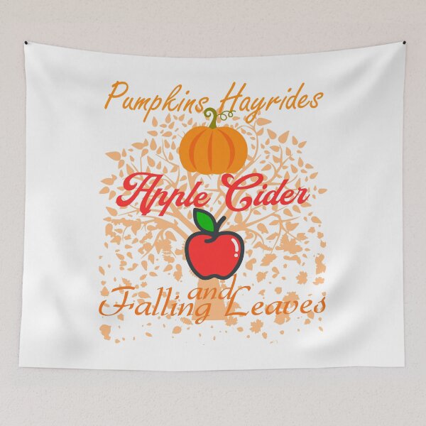 Item preview, Pumpkins Hayrides, Apple Cider and Falling Leaves designed and sold by Amazigh-i7orran.